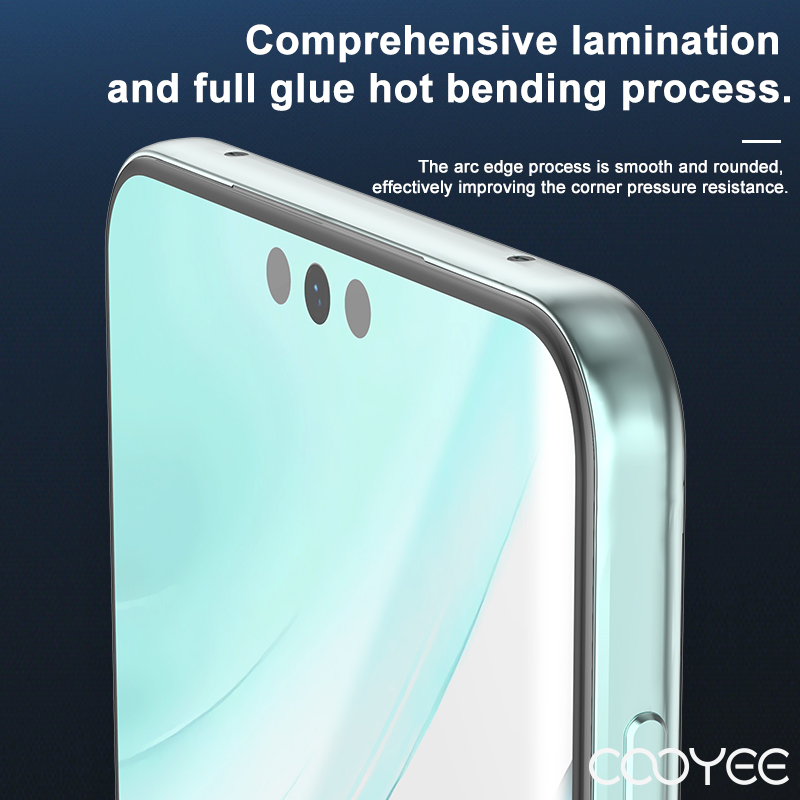 Huawei Mate60Pro Film trempé Membrane de téléphone portable HD Anti-chute résistant à l'usure Anti-empreinte digitale incurvé à chaud verre Pro + universel