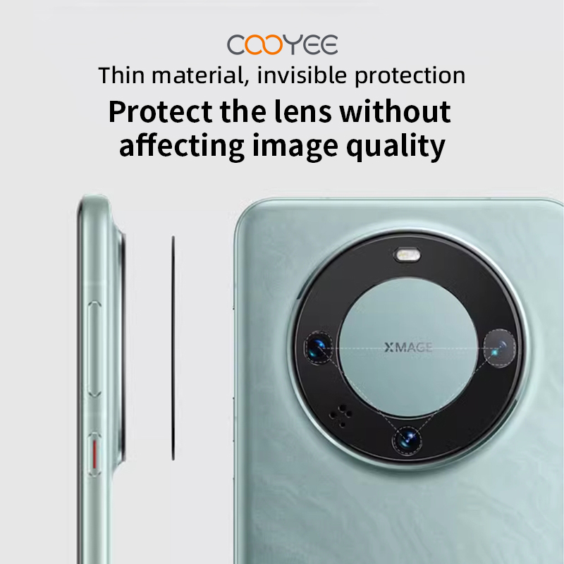 Protecteur d'objectif pour Huawei Mate60 Pro Mate60pro +, protecteur de caméra arrière, couverture plein écran, Film trempé