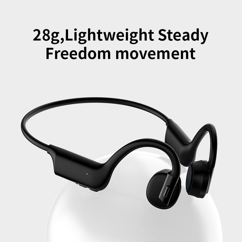 Produits en gros Bluetooth sans fil IP54 étanche sport casque à conduction osseuse avec micro