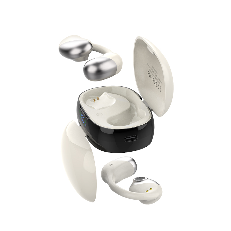 Écouteurs ouverts faits sur commande de Bluetooth d'oreille de sports d'affaires de la marque privée OWS sans fil