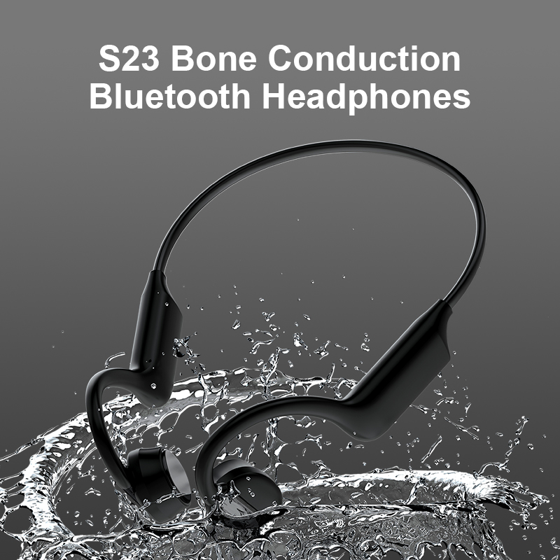 Écouteurs personnalisés sans fil Bluetooth à conduction osseuse, étanches IP54, pour sport, vente en gros