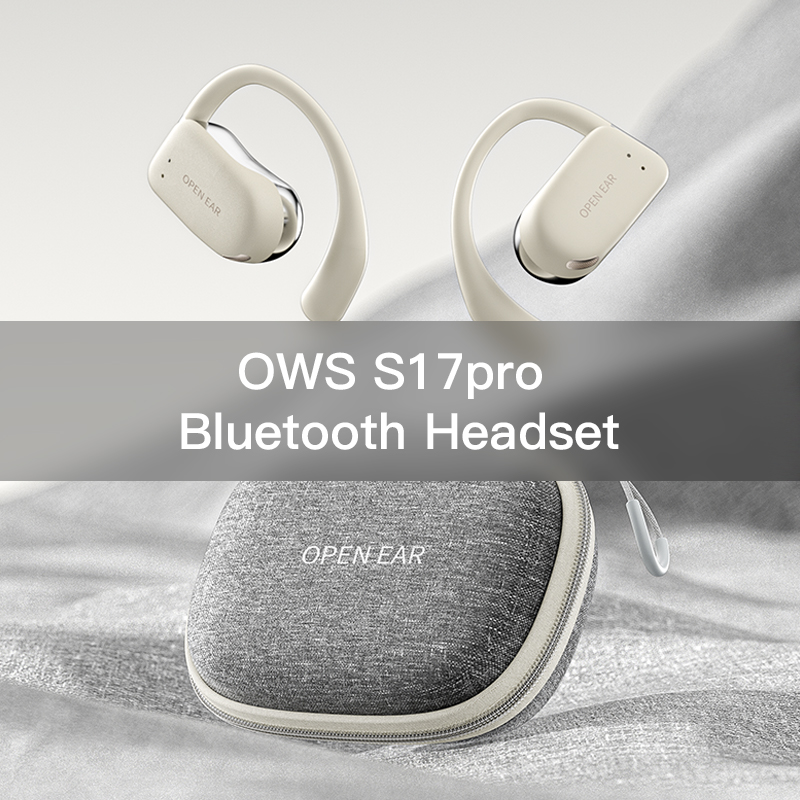 Écouteur à conduction en plein air sans fil Bluetooth 5.3 avec crochet d'oreille